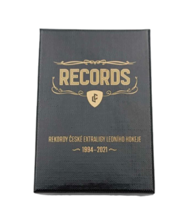 Box hokejových karet Legendary Cards Records