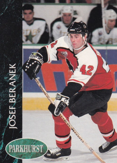 Hokejová karta Josef Beránek Parkhurst 1992-93 řadová č. 360