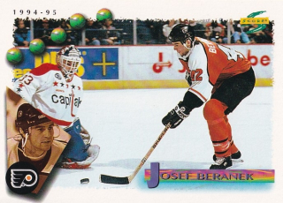 Hokejová karta Josef Beránek Pinnacle Score 1994-95 řadová č. 77