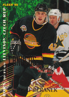 Hokejová karta Josef Beránek Fleer 1994-95 řadová č. 221