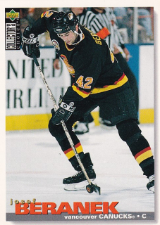 Hokejová karta Josef Beránek UD Collector's Choice 1995-96 řadová č. 312