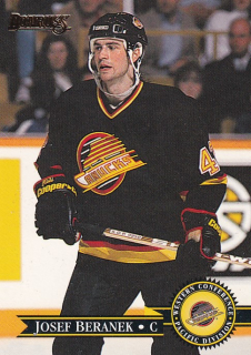 Hokejová karta Josef Beránek Donruss 1995-96 řadová č. 356