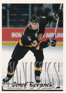 Hokejová karta Josef Beránek Topps 1995-96 řadová č. 149