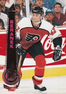Hokejová karta Josef Beránek Pinnacle 1994-95 řadová č. 148