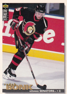 Hokejová karta Radek Bonk UD Collector's Choice 1995-96 řadová č. 110