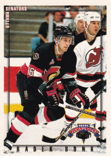 Hokejová karta Radek Bonk Topps 1996-97 řadová č. 147