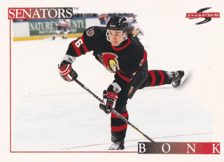 Hokejová karta Radek Bonk Pinnacle Score 1995-96 řadová č. 190