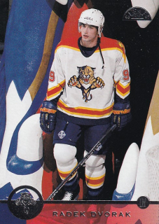 Hokejová karta Radek Dvořák Donruss Leaf 1996-97 řadová č. 160