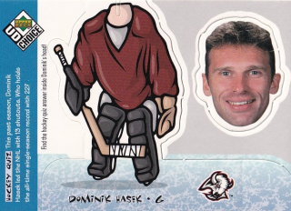 Hokejová karta Dominik Hašek Upper Deck Choice 1997-98 Bobbing Head č. BH18