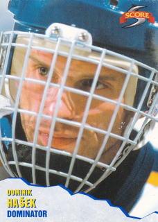 Hokejová karta Dominik Hašek Dominator 1999-00 č. D2