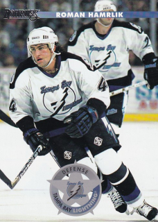 Hokejová karta Roman Hamrlík Donruss 1996-97 řadová č. 84