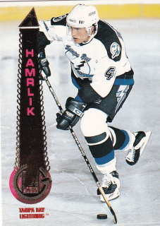 Hokejová karta Roman Hamrlík Pinnacle 1994-95 řadová č. 123