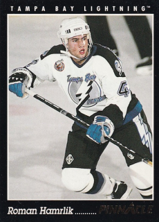 Hokejová karta Roman Hamrlík Pinnacle 1993-94 řadová č. 34
