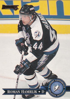 Hokejová karta Roman Hamrlík Donruss 1995-96 řadová č. 256