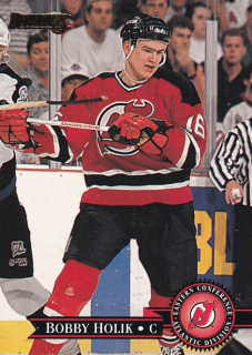Hokejová karta Bobby Holík Donruss 1995-96 řadová č. 220