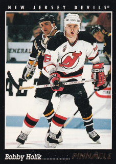 Hokejová karta Bobby Holík Pinnacle 1993-94 řadová č. 71