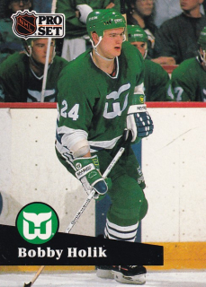 Hokejová karta Bobby Holík Pro Set 1991-92 řadová č. 79