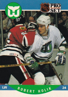 Hokejová karta Bobby Holík Pro Set 1990-91 Rookie č. 609