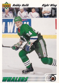 Hokejová karta Bobby Holík Upper Deck 1991-92 řadová č. 233