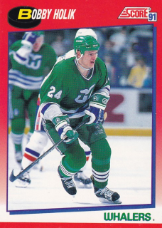 Hokejová karta Bobby Holík Score 1991-92 řadová č. 153