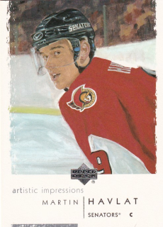 Hokejová karta Martin Havlát Upper Deck 2003-04 Artistic Impressions č. 61
