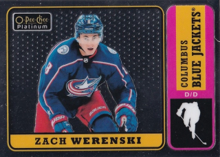 Hokejová karta Zach Werenski OPC Platinum 2018-19 Retro č. R-12