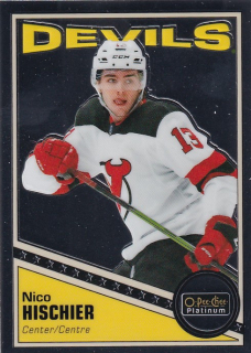 Hokejová karta Nico Hischier OPC Platinum 2019-20 Retro č. R-36
