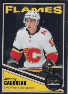 Hokejová karta Johnny Gaudreau OPC Platinum 2019-20 Retro č. R-27