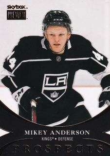 Hokejová karta Mikey Anderson Metal Universe 2020-21 Prospects č. PP-10