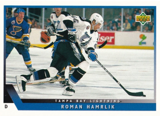 Hokejová karta Roman Hamrlík Upper Deck 1993-94 řadová č. 158