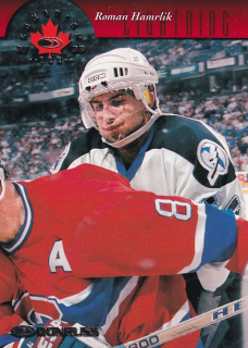 Hokejová karta Roman Hamrlík Donruss 1997-98 řadová č. 123