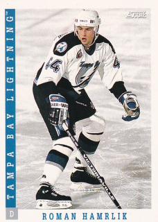 Hokejová karta Roman Hamrlík Score 1993-94 řadová č. 131