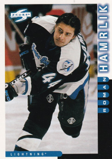 Hokejová karta Roman Hamrlík Pinnacle Score 1997-98 řadová č. 214