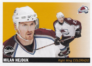 Hokejová karta Milan Hejduk Upper Deck Wintage 2002-03 řadová č. 23