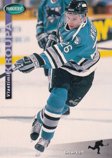 Hokejová karta Vlastimil Kroupa Parkhurst 1994-95 řadová č. SE167
