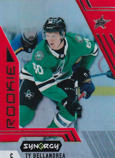 Hokejová karta Ty Dellandrea UD Synergy 2020-21 Rookie Red č. 109