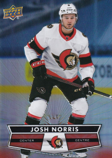 Hokejová karta Josh Norris UD Tim Hortons 2021-22 řadová č. 124