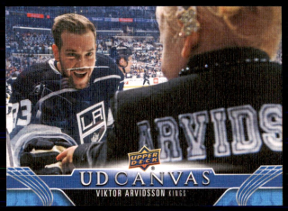 Hokejová karta Viktor Arvidsson UD S1 2023-24 UD Canvas č. C36