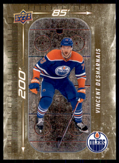 Hokejová karta Vincent Desharnais UD S1 2023-24 200´x 85´ GOLD č. DM-24
