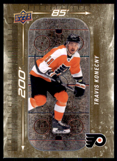 Hokejová karta Travis Konecny UD S1 2023-24 200´x 85´ GOLD č. DM-83
