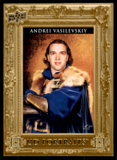 Hokejová karta Andrei Vasilevskiy UD S1 2023-24 UD Portraits č. P-6