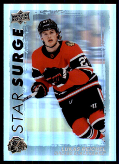 Hokejová karta Lukas Reichel UD S1 2023-24 Star Surge č. SS-16