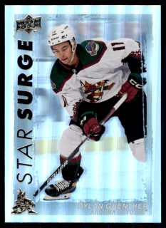 Hokejová karta Dylan Guenther UD S1 2023-24 Star Surge č. SS-28