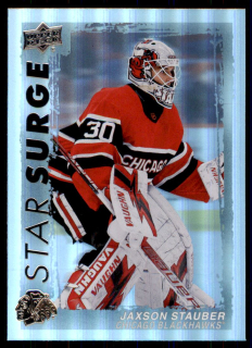 Hokejová karta Jaxson Stauber UD S1 2023-24 Star Surge č. SS-9