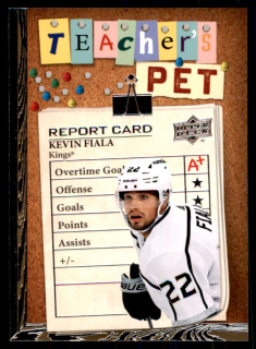 Hokejová karta Kevin Fialo UD S1 2023-24 Teacher's Pet č. TP-12