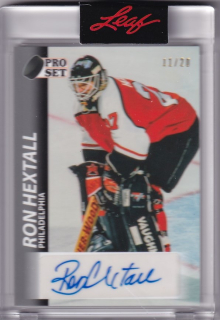 Hokejová karta Ron Hextall Leaf Pro Set 2020-21 Memories Auto /20 č. A92-RH1