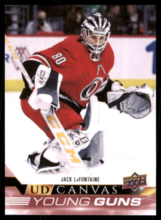 Hokejová karta Jack LaFontaine UD S1 2022-23 Young Guns UD Canvas č. C102