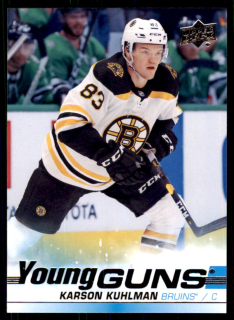 Hokejová karta Karlson Kuhlman UD S1 2019-20 Young Guns č. 248