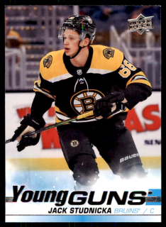 Hokejová karta Jack Studnicka UD S2 2019-20 Young Guns č. 473
