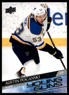 Hokejová karta Austin Poganski UD S2 2020-21 Young Guns č. 460